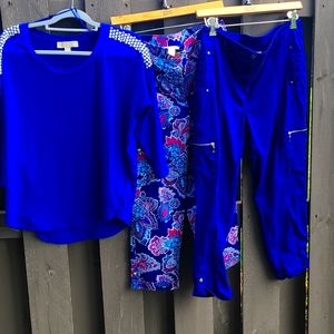 Chico's crops 0.5 (2 pr) ONLY. MK top SOLD!!!!